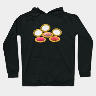 Blush Trio (Black Background) Hoodie